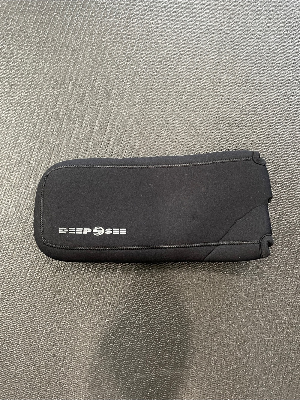 Black Neoprene Travel Pouch